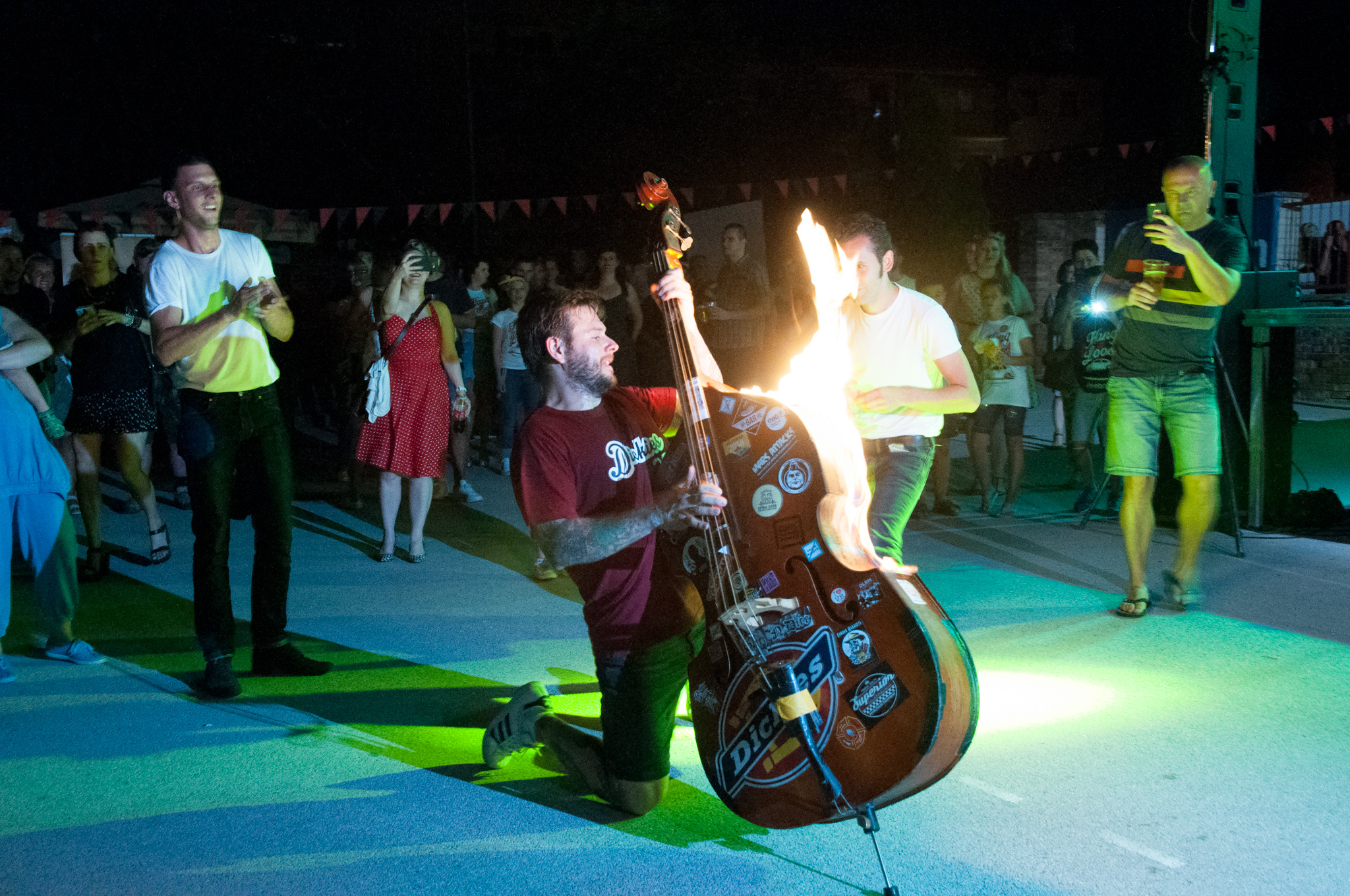 Zapaljivi nastup mađarskog benda Dynamite Dudes (foto: Mihael Španić)