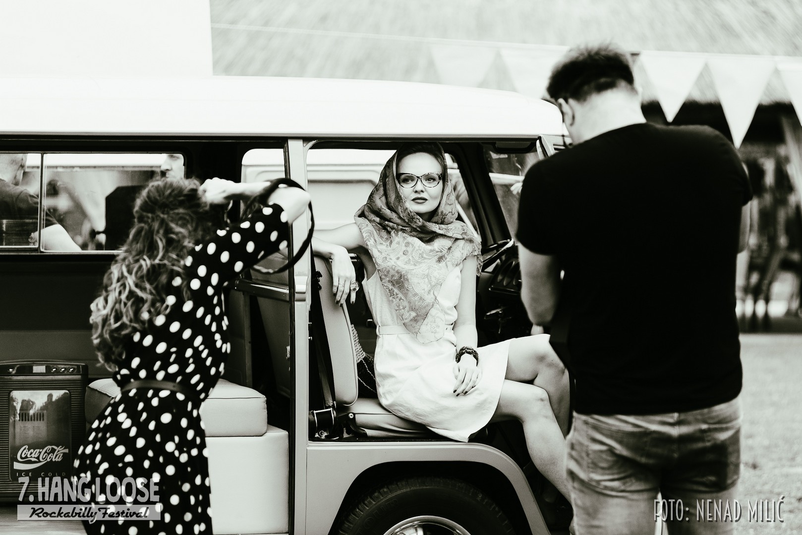 Pin-up photo shooting